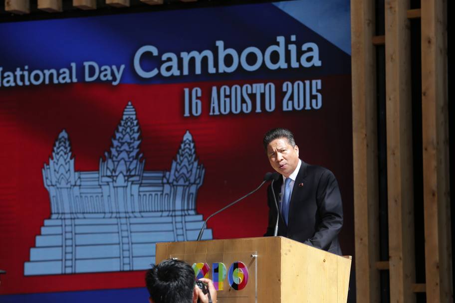 Oggi a Expo si festeggia il giorno nazionale della Cambogia (Fotogramma)